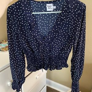 Princess Polly Polka Dot Blouse